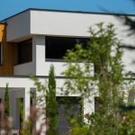 villa cube toit plat architecte bardage bois Pierre Bernard Création