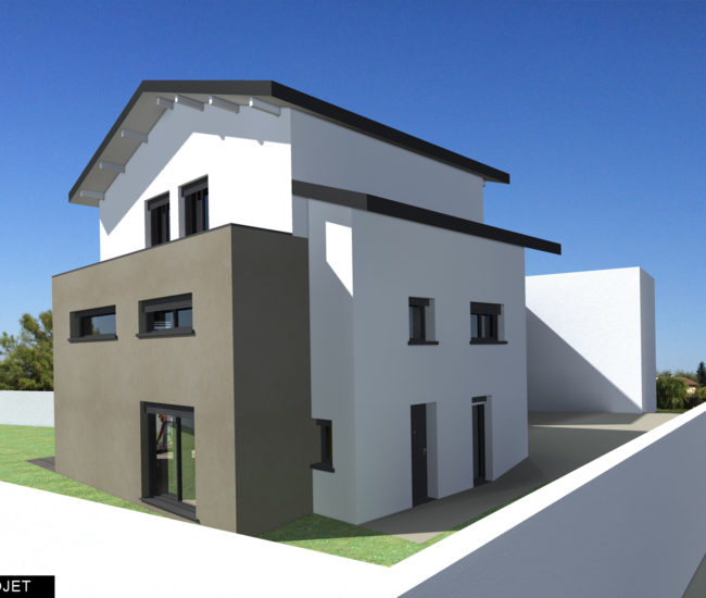 projet de vie maison individuelle architecte modélisation 3D