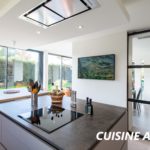 projet rénovation maison individuelle ouest Lyon cuisine salon salle a mager