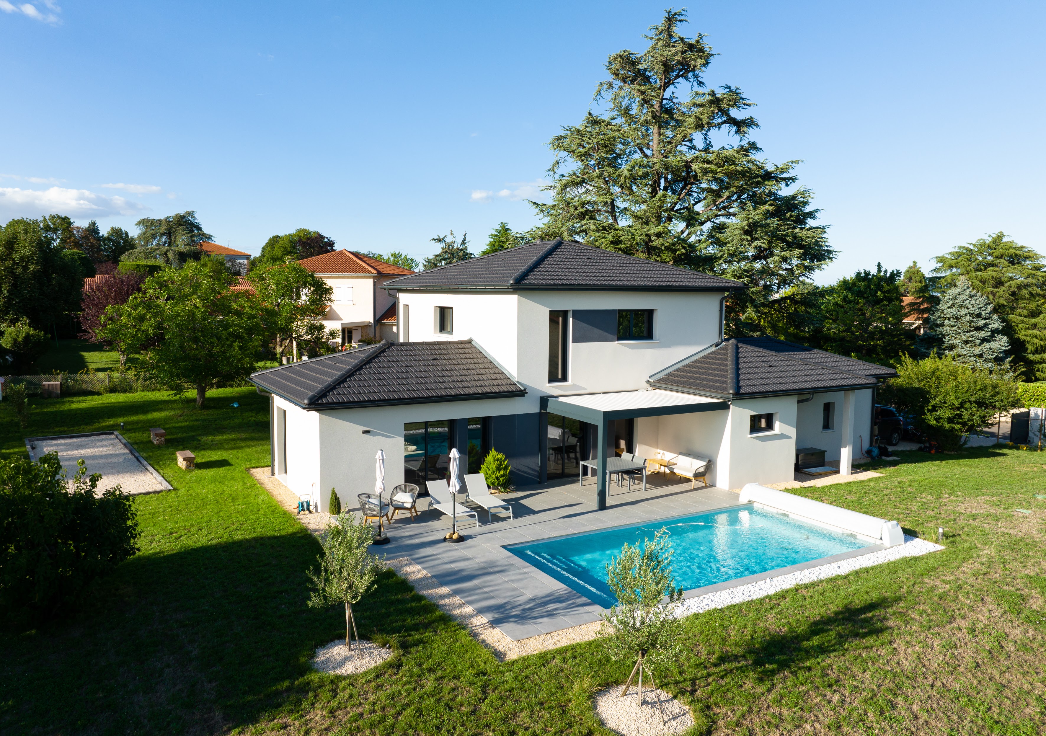 villa architecte sud ouest de Lyon Pierre Bernard Création