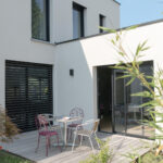 patio jardin toit plat maison individuelle