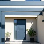 arche métallique pour maison cubique